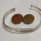 1987 kotimainen design hopea rannekoru rannerengas 925 K8 K - pikkukuva 5