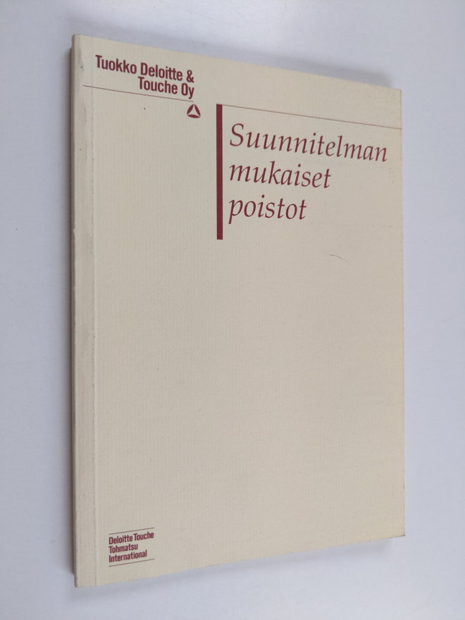 Suunnitelman mukaiset poistot