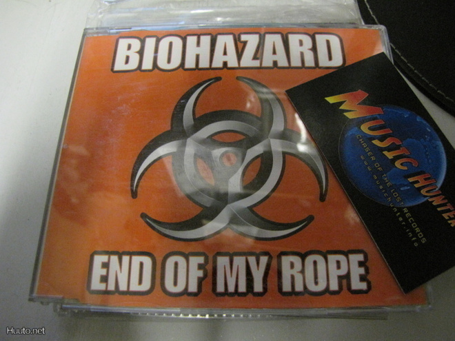 BIOHAZARD - END OF MY ROPE PROMO CD SINGLE