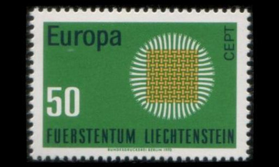 Liechtenstein 525 ** Europa (1970)