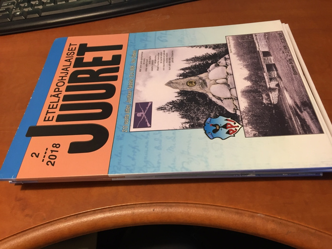 ETELÄPOHJALAISET JUURET LEHTI 2/2018 HYVÄ
