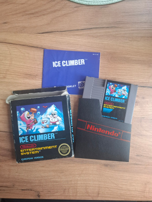 Ice Climber (NES / Nintendo 8-bit) CIB - Mismatch (SCN/EEC)