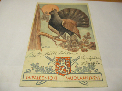 Tilgmann Taipaleenjoki - Muolaanjärvi - 1941 Paletti
