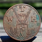 WTH - 1935. Pronssivärinen. Halkaisija - 20 mm. - pikkukuva 2