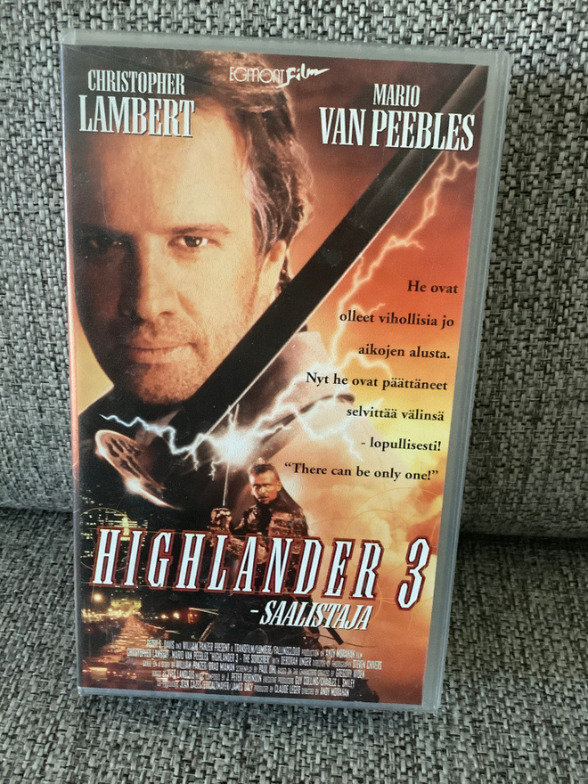 HIGHLANDER 3 - SAALISTAJA   VHS