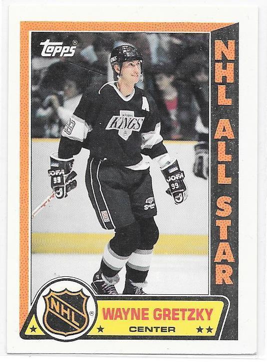1989-90 Topps Sticker Insert #11 Wayne Gretzky LA Kings