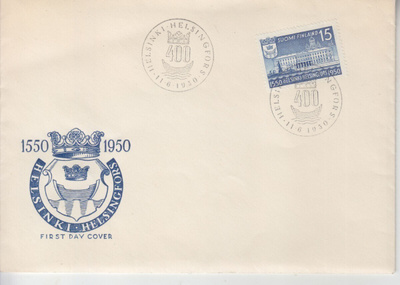 FDC 1950 Helsinki
