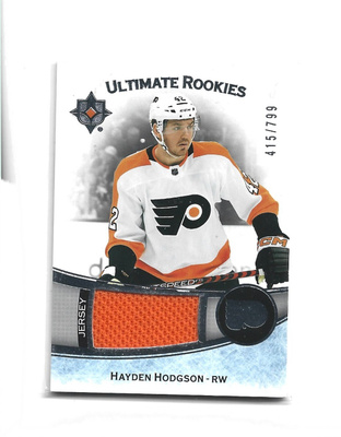 HAYDEN HODGSON - ULTIMATES ROOKIES - JERSEY num 415/799