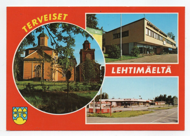 Postikortti LEHTIMÄKI ( Terveiset Lehtimäeltä)