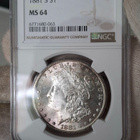 Morgan dollar 1881 S NGC MS64 - pikkukuva 1