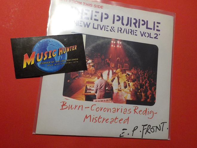 DEEP PURPLE - NEW LIVE & RARE VOL2 M-/EX+ 7'' SINGLE