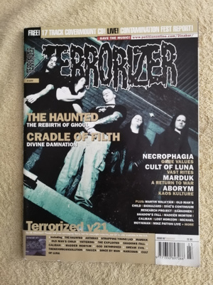 TERRORIZER ISSUE 107 MAGAZINE
