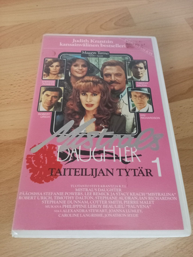 Mistrals daughter taiteilijan tytär 1 ja 3 osa VHS