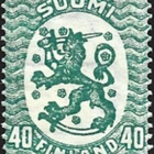 1926 M-17 40 p kapeat numerot HR ** LaPe 115 B I W 1 väri a - pikkukuva 2