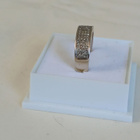 Valkokultainen timantti sormus 14k - pikkukuva 5