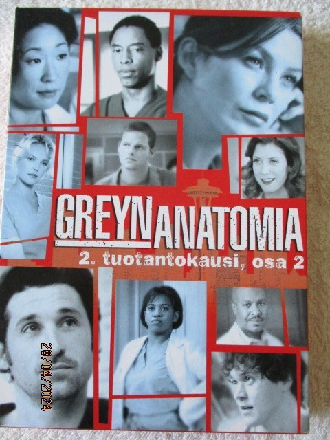 GREYN ANATOMIA (4 x DVD) 2. TUOTANTOKAUSI, OSA 2