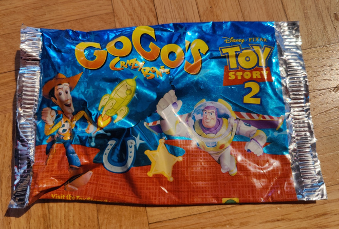 Toy Story 2 Gogo's Crazy bones -pakkaus