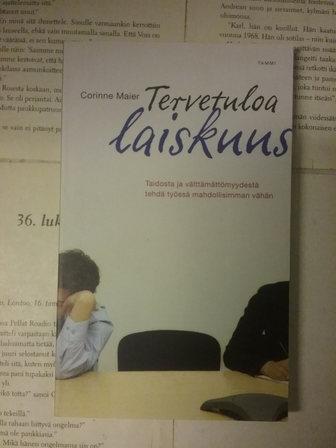 Corinne Maier - Tervetuloa laiskuus (pokkari)