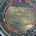 NATO - United on land, Kullanvärinen kolikko. Halkaisija - 3 - pikkukuva 3