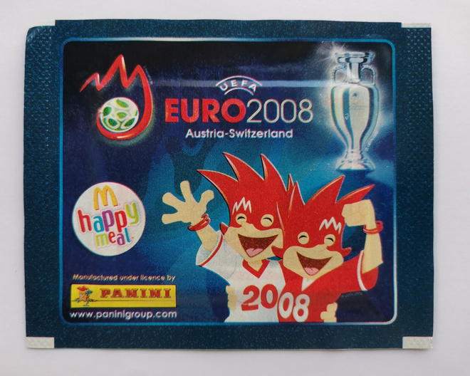 Panini Euro 2008 McDonald's Happy Meal pussi