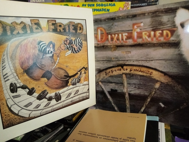 2 kpl LP Dixie Fried : 1 & Six Dicks of dynamite ( SIS POSTI