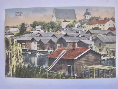 VANHA Postikortti Porvoo 1920-l