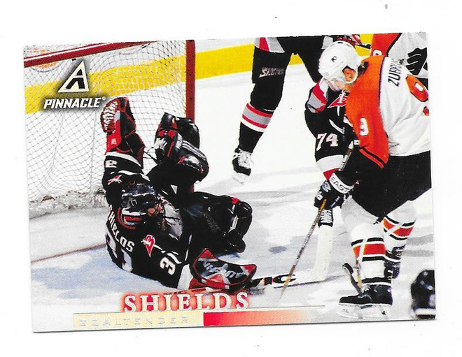 97-98 Pinnacle #97 Steve Shields Buffalo Sabres MV