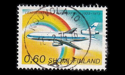 737 o Lentoliikenne loisto Kouvola 18.2.74 (1973)