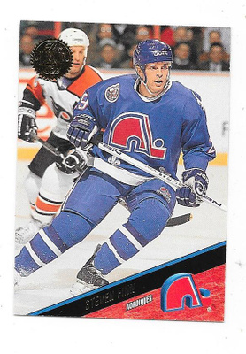 1993-94 LEAF #422 Stephen Finn  Quebec Nordiques  gooni