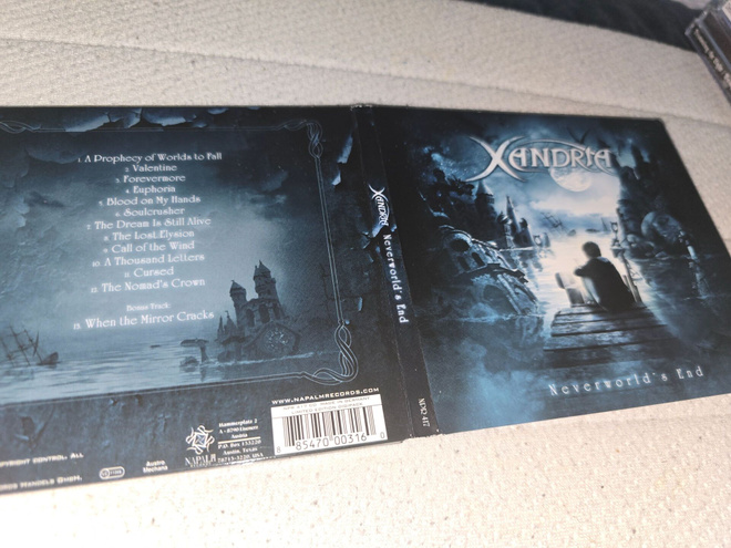 XANDRIA – NEVERWORLD'S END (2012) – LIMITED EDITION DIGIPAK