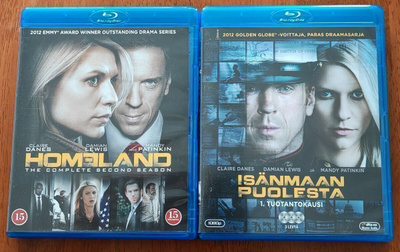 Isänmaan puolesta kaudet 1 ja 2 (Homeland seasons 1 and 2)