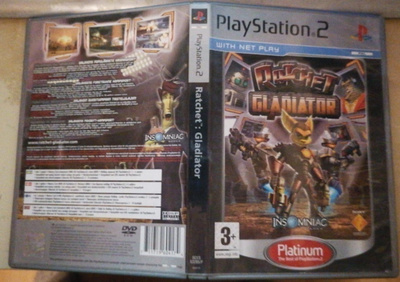 Ratchet Gladiator (PS2 Platinum peli)
