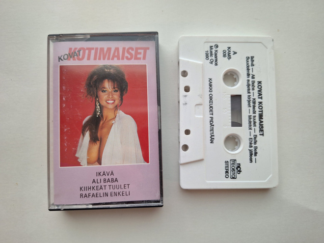 KOVAT KOTIMAISET Olli, Hani, Hanski, Amelita ym. c-kasetti