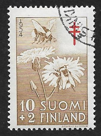 Tuberkuloosi 10+2mk 1954 (LAPE 434) O