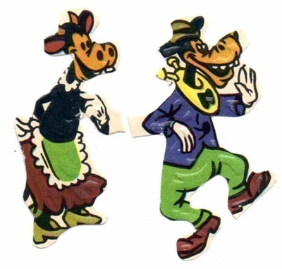 WANHA DISNEY / Heluna ja Polle Koninkaulus. 1960-l.