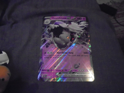 Pokemon keräilypelikortti Houndstone ex KP 260 JUMBO