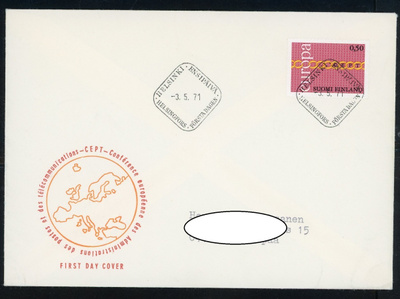 FDC 1971 Eurooppa-merkki