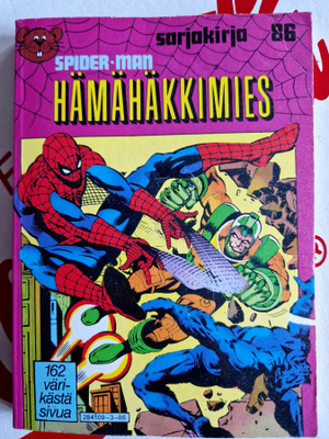 Sarjakirja 86 - Hämähäkkimies (Spider-Man) Semic 1983