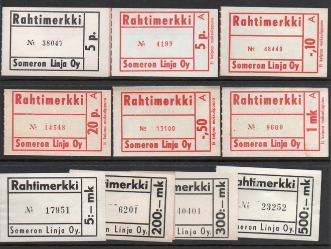 Somero Someron Linjan Rahtimerkki 10eril