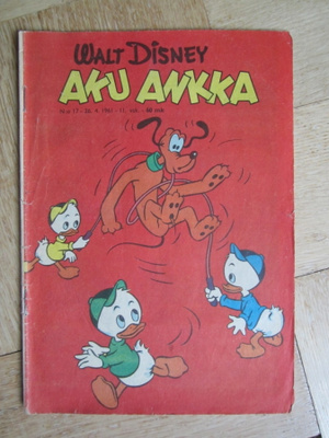 AKU ANKKA NUMERO 17 VUODELTA 1961