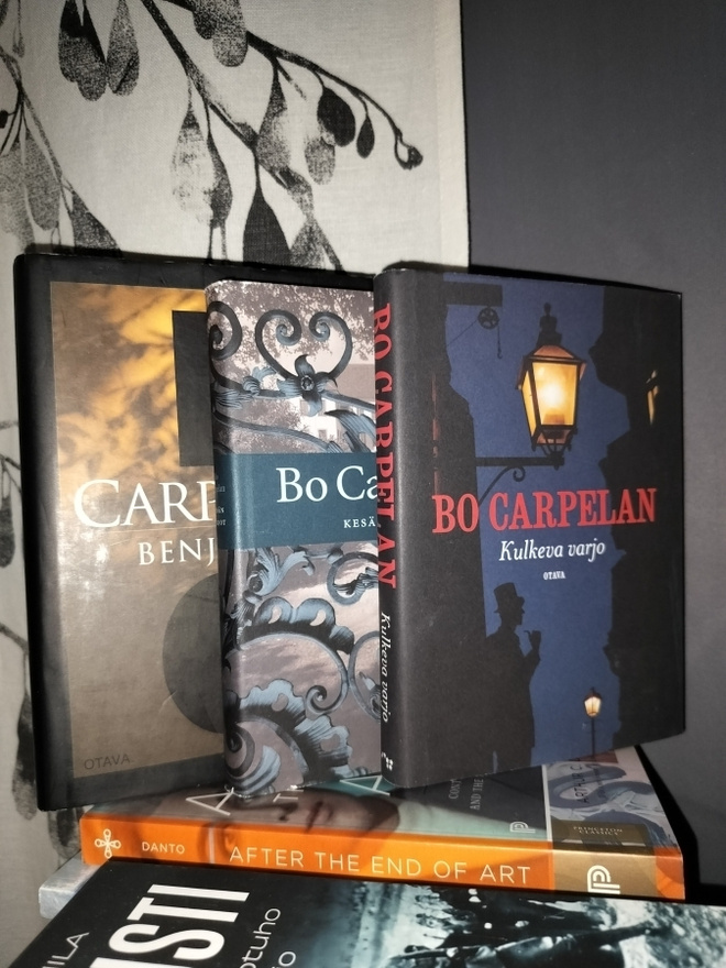 Bo Carpelan x3 Kulkeva varjo & Benjamin & Kesän varjo