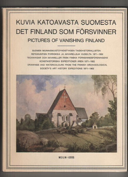 [Hirn, Marta]: Kuvia katoavasta Suomesta, WG 1970 , nid, K3+