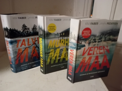 Faber - Pedersen: 3 kirjaa paketti ( SIS POSTIKULU )