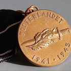 Jatkosodan Muistomitali 1941-1945 Fosterlandet - pikkukuva 1