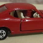Toyota Corona MKII HT 1700 SL 1974 Red Tomica Japan 1:60 - pikkukuva 2