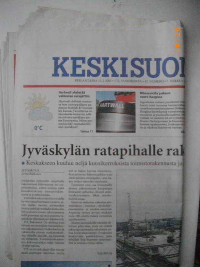 Keskisuomalainen 15.2.2002 (27.5)