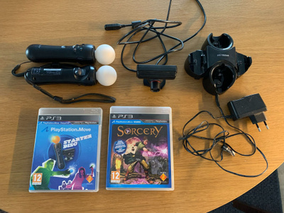 PlayStation Move PS3 -paketti – 2 Move-ohjainta, Eye-kamera
