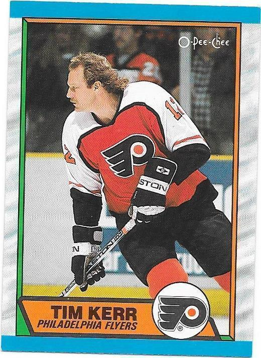 1989-90 OPC #72 Tim Kerr Philadelphia Flyers