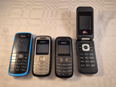 Matkapuhelimet Nokia 113, 1200 sekä Kyocera TNT