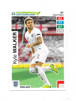 2020 Panini Road to UEFA EURO 2020 #47 Kyle Walker , ENG